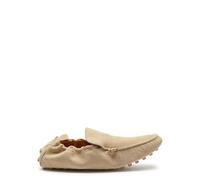 Tods Gomma Suede Loafers - Beige - 37 (IT37 / UK4)