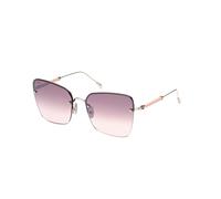 TODS TO0329 16U Womenâs Sunglasses Silver Size 57