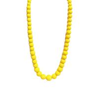Todu Chunky Acrylic Beaded Necklace for Women 80s Y2K Boho Neon Statement, One Size, Acrylic, No Gemstone