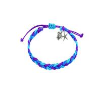 Todu Hawaiian Bracelet Starfish Turtle Bracelet Colorful Waterproof Handmade Weave String Anklet Friendship Bracelet Beach Summer Holiday Surfer Jewelry for Women Men, Adjustable, no gemstone