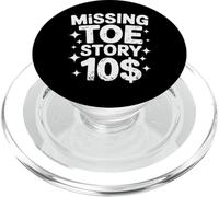 Toe Amputee Amputee Missing Toe Story 10$ PopSockets PopGrip for MagSafe