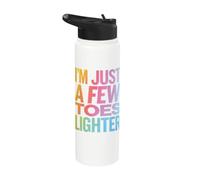 Toe Amputee I’M Just A Few Toes Lighter Stainless Steel Insulated Water Bottle