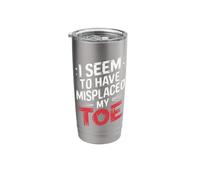 Toe Amputee I Seem to Have Misplaced My Toe Stainless Steel Insulated Tumbler