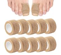 Toe Bandage,10 Pcs Big Toe Protector Bandage,Toe Tape,Broken Big Toe Little Toenail Protectors Women Men, Toe Guards for Feet Sleeve, Toes Cushions for Pain Relief, Runners Big Toes Caps Covers