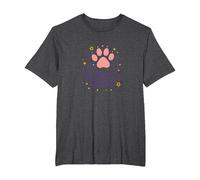 Toe Beans & Dreams: Whimsical Pet Paw T-Shirt, Men's Big and Tall, Dark Heather Grey, 4X Tall