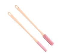 Toe Brush Shower - Foot Cleaner with Handle, Toe Cleaner Set, Portable Toe Washer, Lotion Applicator with Long Handle, for Seniors, Elderly, Men and Women for Foot Care
