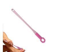 Toe Cleaning Brush - 40 x 4.2 x 1.7 cm Ergonomic Soft Long Handle Toe Cleaner Foot Washer In The Shower Multifunctional Soft Rubber Cleaner Between Toes For Toenail Cracks