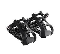 Toe Clips Cage Bike Pedals Adapters Compatible with Peloton Heavy Duty Plastic Pedals Accessories Compatible with Peloton Shoe Clips Compatible with Peloton Pedal Converter 1 Pair