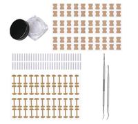 Toe Correction Kit, Fix Ingrown Toenail, Ingrown Toenail Straightener and Stretching Patch, Professional Pedicure Tools Set with Nail Lifter for Curled and Embedded Nails