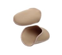 Toe Cushions Rehearsal Training Accessory Fabric Covered Gel Sleeve Pair Pressure Comfort Ballet Students Daily Dance Toe Pad Ballet Practice Cushion Gel Sleeve Fabric Cover Slip on Rehearsal Recital