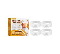 Toe for Weight Loss - 2 Pairs of Wearable Slimming Toe Rings | Magnetic Toe Rings Enhancing Body Shape Magnetic Toe Rings