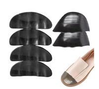 Toe Inserts for Pumps, 3 Pairs of Shoe Size Reducers, Non-Slip, Soft PU Tongue Pads, Breathable, for Pumps, Boots, Flat Sandals