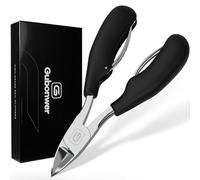 Toe Nail Clipper Large Toenail Clippers for Thick & Ingrown Nails Podiatrist Toenail Clippers Kits Stainless Steel Super Sharp Curved Blade Grooming Nail Tool for Man & Women