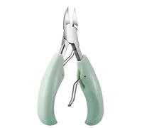 Toe Nail Clippers Cutter Ingrown Toenail Tool Professional Thick Nails Dirt Remover Super Sharp Curved Blade Nail Tool,B,QGreen
