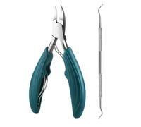 Toe Nail Clippers Cutter Ingrown Toenail Tool Professional Thick Nails Dirt Remover Super Sharp Curved Blade Nail Tool,2Pcs,1