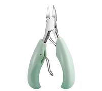 Toe Nail Clippers Cutter Ingrown Toenail Tool Thick Nails Remover Super Sharp Straight Blade Nail Tools,C,Light Green