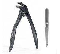 Toe Nail Clippers for Thick Nails,Long Handled Angled Head Toe Nail Clippers for Seniors with Wide Opening, Large Finger Nail Clippers Adult with Catcher Elderly Essentials