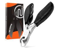 Toe Nail Clippers for Thick Nails,Professional Toenail Clippers for Ingrown Nails for Men and Women,Heavy-Duty Nail Scissors for toenails with Soft Handle,Stainless Steel Nail Clippers Pedicure Cutter