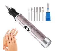 Toe Nail Grinder Kit, Electric Nail File with 7 Drills, N-ail Grinder Manicure, 4 Speeds N-ail Grin-der for Thick Toenails, Toenail Sander for Thick Na-ils Cordless