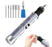 Toe Nail Grinder Kit for Thick Nails - Toenail Grinder for Thick Toenails Human | Professional 4 Speeds Electric Nail File for Toenails, Polishing Nursing Peeling Removing Grinding Edge Sha