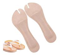 Toe Protector Pad - Arch Cushions Insert for Daily Wear | Flexible Forefoot Gel Supports with Self Adhesive Base, Ergonomic Contour & Non Slip Design for Heels Flats House Slipper, 23.2x7.6cm