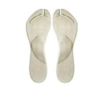 Toe Protectors Flip Flop Gel Cushions Pad Self-Adhesive Shockproof Metatarsal Pad Anti Slip Anti-Cocoon Shoe Pad for 1Pair Men(Apricot-L)