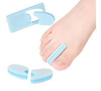 Toe Separator,Bunion Corrector & DYKOOK 6 Pieces Foam Toe Separators for Women,Sponge Bunion Pads for Curled Toes and Overlapping Toes,Toe Spacers for Corn and Hammer Toe Relief
