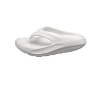 Toe Separator Men's Summer Flip Flops Slippers Mules Flat Floor Free Sandals Non-Slip Lightweight Bathing Shoes Summer Outdoor Beach Shoes Comfortable Open Toe Sandals, White, 8 UK