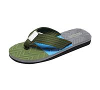 Toe Separator Sandals Women Men Summer Flip Flops Comfortable House Slippers Soft Non-Slip Bathing Shoes Lightweight Quick Drying Bathing Slippers Breathable Flat Slippers, Green, 8.5 UK