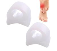 Toe Separator, Toe Spacer, Ultra Soft, Comfortable, Effective | Alignment of the big toe, comfortable, effective, ultra-white