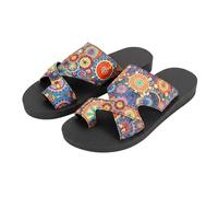 Toe Separator Women's Black Platform Flip Flops Women's Elegant Black with Printed Toe Sandals Clip Toe Sandals Slippers Thick Sole Flip Flops Toe Post Sandals Slides Shower Shoes Sauna Shoes, yellow