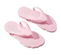 Toe Separator Women's Elegant Comfortable Sandals Beach Leisure Flip Flops Business Travel Leisure Sandals Everyday Simple Flip Flops Lightweight Non-Slip Bathing Shoes, red, 8 UK
