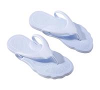 Toe Separator Women's Elegant Comfortable Sandals Beach Leisure Flip Flops Business Travel Leisure Sandals Everyday Simple Flip Flops Lightweight Non-Slip Bathing Shoes, blue, 4 UK