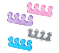 Toe Separators for Pedicure, Soft Gel Toe Spacers with Ergonomic Design, Reusable Silicone Toe Dividers for Nail Art and Toe Correction, Easy to