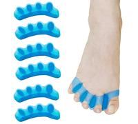 Toe Separators to Correct Your Toes 6 Pcs for 5 Toe Separation and Relaxation Restore Toes to Their Original Shape, Toe Spacers for Overlapping Toes Bunions Hammer Toe, Toe Straighteners Toe Support