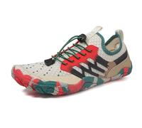 Toe Shoes Women's Unisex Water Shoes Gym Beach Shoes Barefoot Shoes Hiking Running Barefoot Shoes Hiking Shoes Trail Running Shoes Aqua Shoes Swimming Shoes Surf Shoes, brown, 10 UK