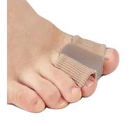 Toe Smoother, 2 Rings Toe Cushion for Overlapping Toes, Large Toe and Second Toe Spacer for Straightening Toes, Re-Aligning Crooked, Hammer Toes, Calluses, Correction Poles