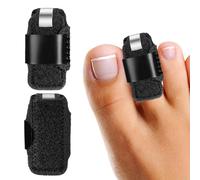 Toe Splint for Bent Toes Toe Straightener Hammer Toe Corrector Adjustable Toe Brace Finger Splints to Align and Support Toe 2Pcs
