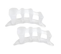 Toe Spreader - 3-Hole Finger Separator | Hammer Finger Straightener Splints, Correcting Overlapping Toes Hammer, Toe Splints Correct Crooked Or Overlapping Fingers, Prevent Fingers Overlap