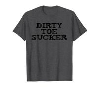 Toe Sucking Fetish Tee Shirt You Dirty Toe Sucker T-Shirt, Men, Dark Heather Grey, 3X-Large