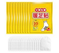 Toe Warmers For Feet - 20 Pack Adhesive Instant Heating Pads, Air Activated | Natural Foot Warmers, Long Lasting Portable Heat Patch For Winter Outdoor Activities Sports Travel Camping