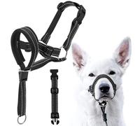 TOEECY Halti Halter to Prevent Dog Pulling Halter Dog Leash Collar Anti-Pull Adjustable Easily Controllable Training for Dogs Comfortable and Safe for Walking and Training (S)