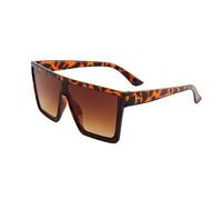 TOEECY Women Sunglasses UV 400 Glasses Square Retro Polarized Sunglasses Classic Shiny Frame Ladies Sun Glasses Eyewear Vintage 90s Trendy(Style F)