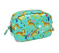 Toeletry bag Rex London Cheetah Bleu 8x16x2 cm