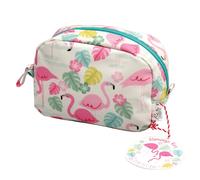Toeletry bag Rex London Flamingo Bay Blanc 6x16x10 cm