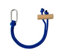 Toeloioh Horse Bucket Strap for Horse Owners, Multi-Purpose Adjustable Barn Bucket Strap, Classic Blue with Wooden Snap, Single/Double Pack, Perfect for Stall Hanging & Organizing