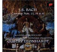 Tölzer Knabenchor / Leonhardt / Schafer / Der Kamp – Bach: Cantatas BWV 27, 34 & 41 – CD – Sony