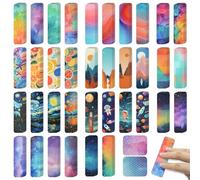 TOEMUR 36 Pieces Calm Strips for Anxiety Sensory Stickers with 2 Textured Stickers - Desk Fidget and Calming Stickers for Adults Sensory Items - Calming Strips Anxiety Relief for Office