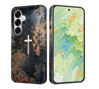 TOEMZTFT Compatible for Samsung Galaxy A27 5G Case,Individualized and Distinctive Double Layer Protection Shockproof Phone Cover for Women Men Girl Boy,Cross Camouflage