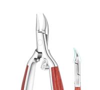 Toenail Clipper for Thick or Ingrown Nails,Heavy Duty Nail Clipper Cutter for Fingernails Toenails,Podiatrist Toenail Nipper Grooming Tool,Sharp Blade Safety Knock,Wooden Handle